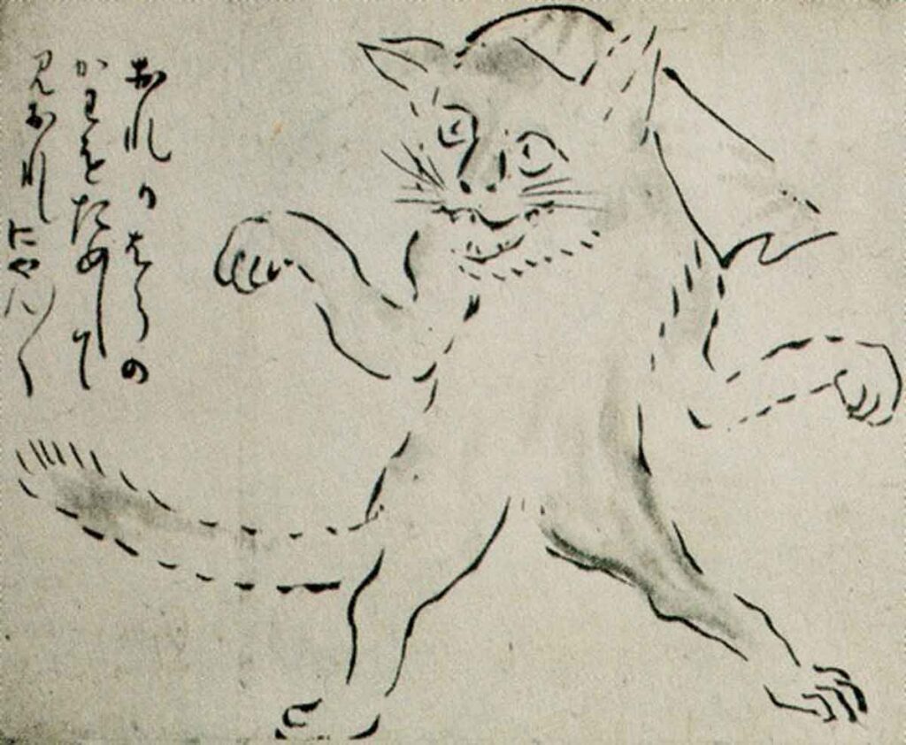 El bakeneko es un gato con poderes que aparece en la mitología japonesa. 