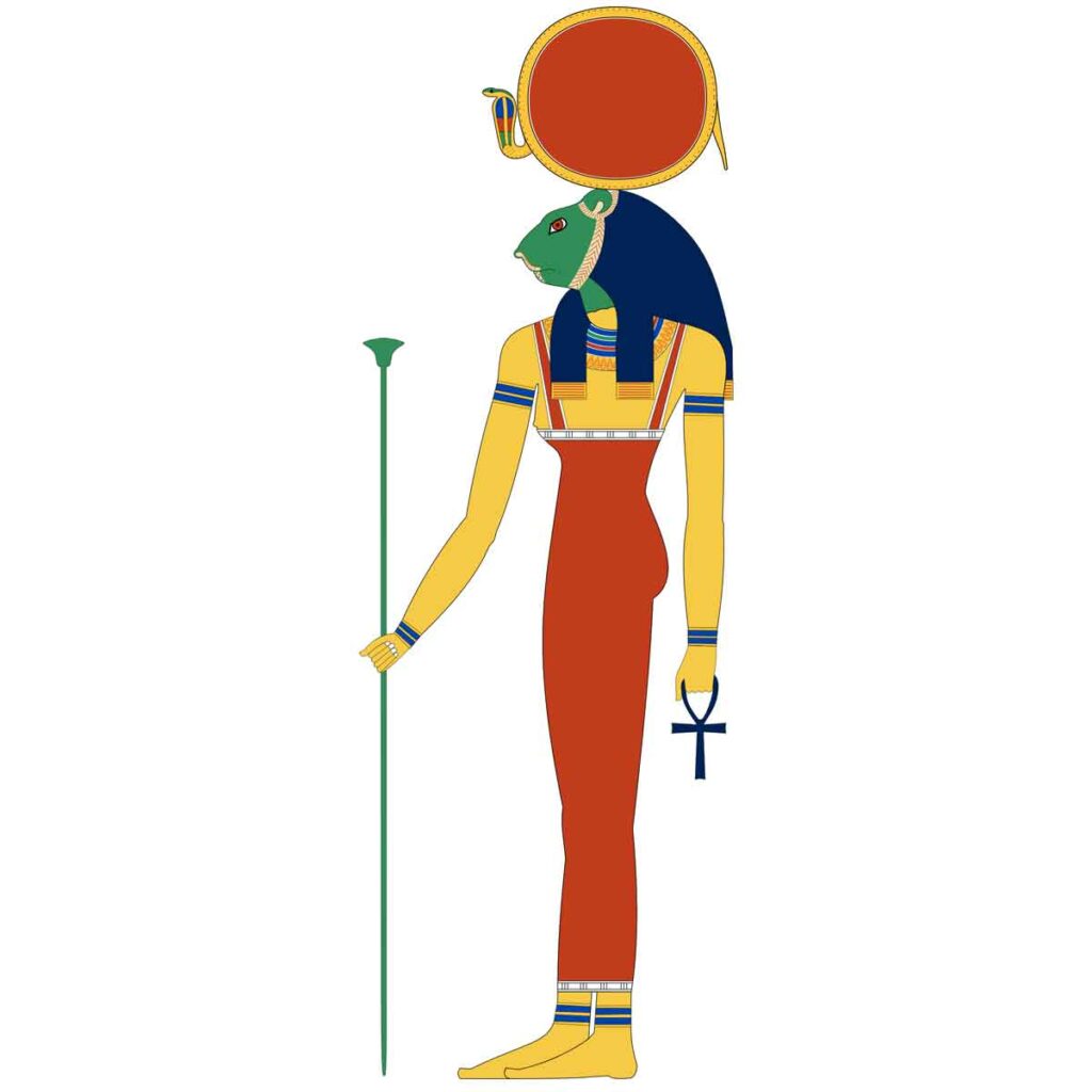 Sejme es una diosa león en el Antiguo Egipto.