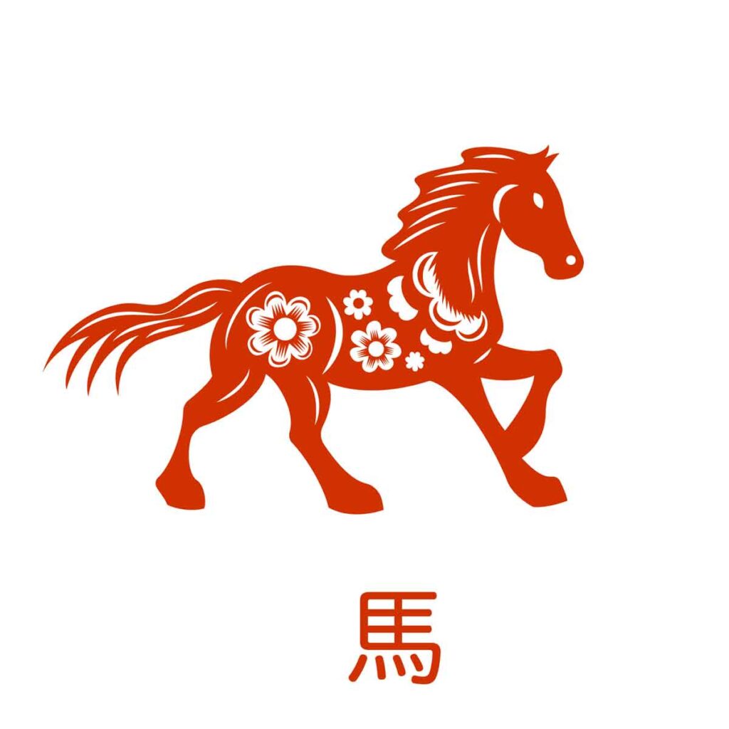 El caballo es el séptimo animal del horóscopo chino.