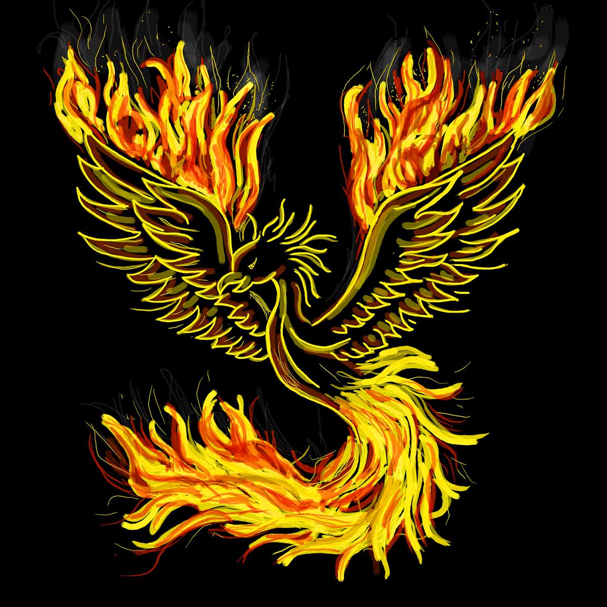 Simbología y significado espiritual del ave fénix, la criatura mitológica con la capacidad de renacer de sus propias cenizas.