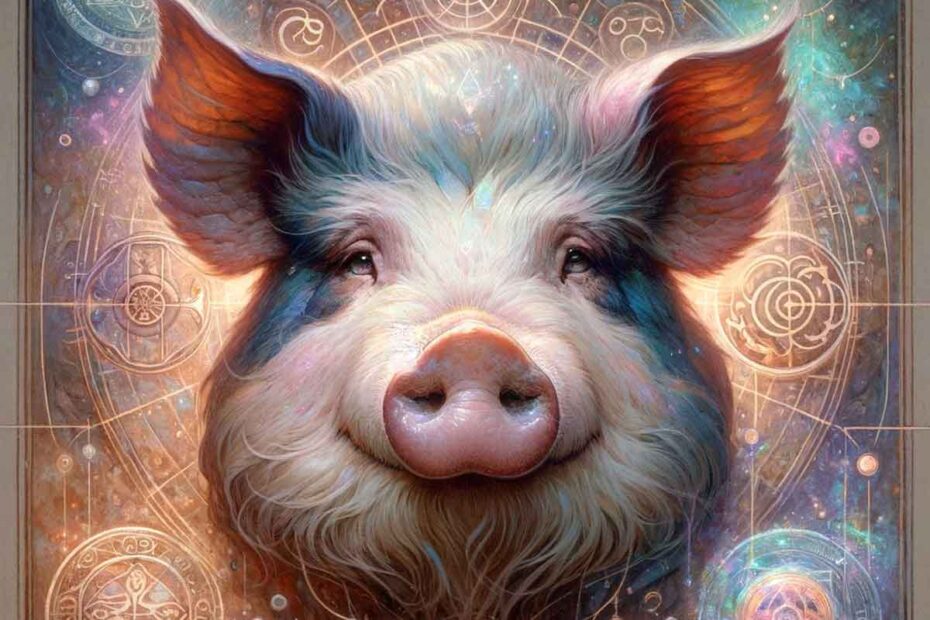 El cerdo como animal espiritual y su significado.