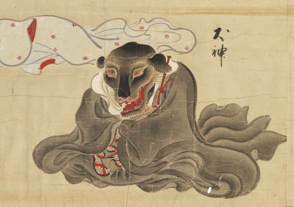 El perro Inugami en la mitología japonesa.